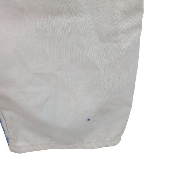 Unisex Upcycled White Painters Pants 34x30 Multicolor Party Graffiti Streetwear - Picture 14 of 16